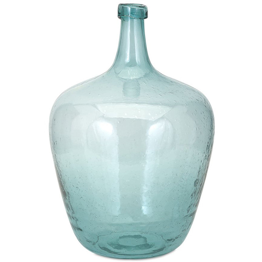 Benewah Blue Bubble Glass Jug