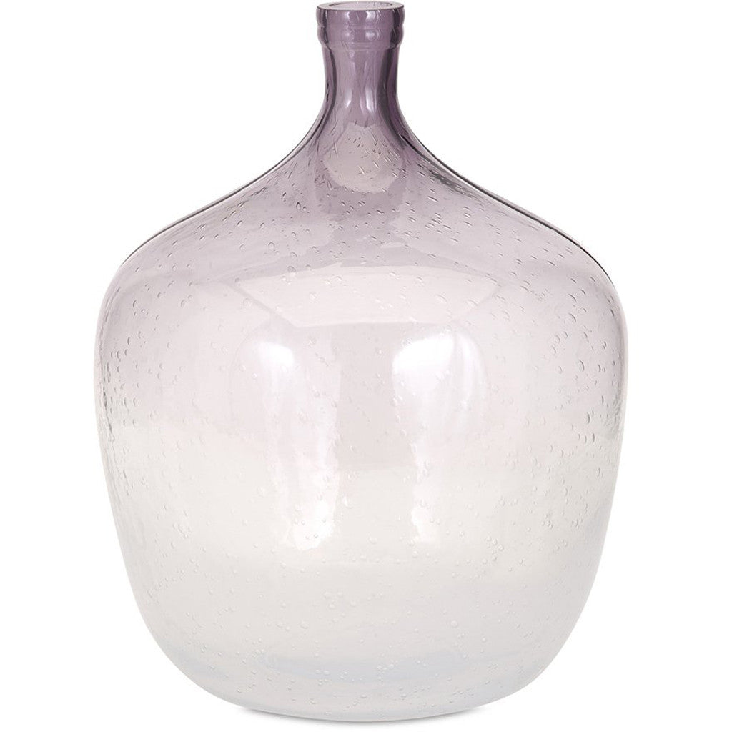 Cook Purple and White Bubble Glass Jug