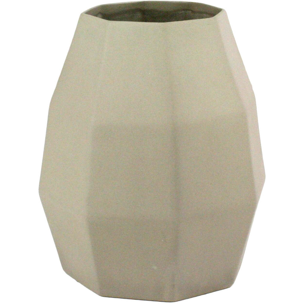 Modern Small Ceramic Vase Gray
