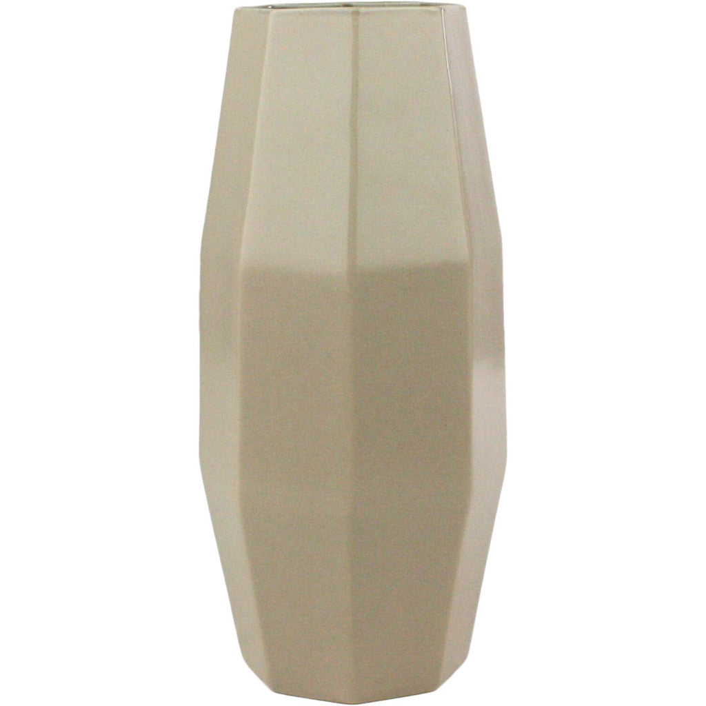 Modern Medium Ceramic Vase Gray