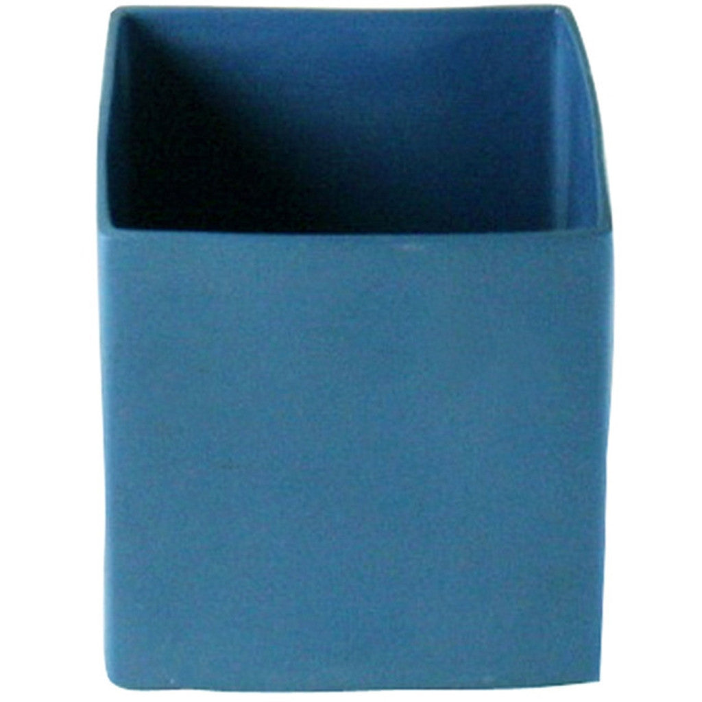Pier Small Cube Vase Dark Blue