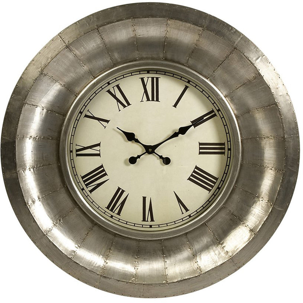 McDonough Aluminum Clock