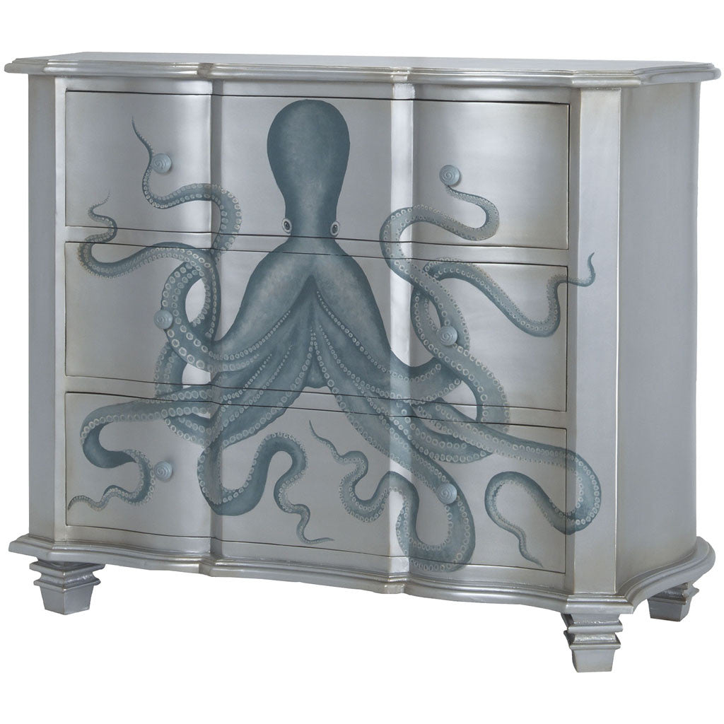 Grove Octopus Chest Silver Leaf/Blue