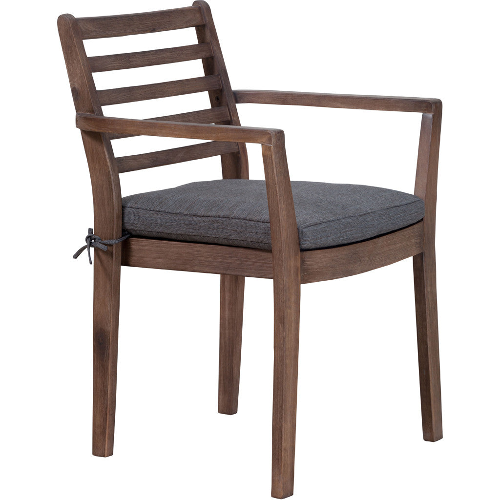Sata Dining Chair Natural & Gray (Set of 2)