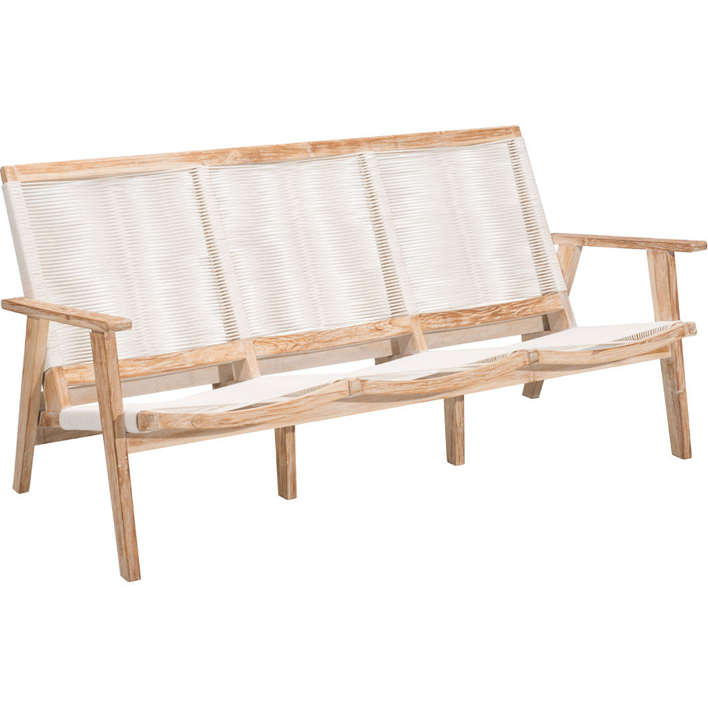 West Bay Sofa White Wash & White