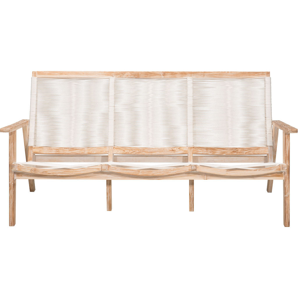 West Bay Sofa White Wash & White