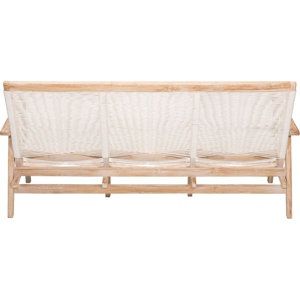 West Bay Sofa White Wash & White