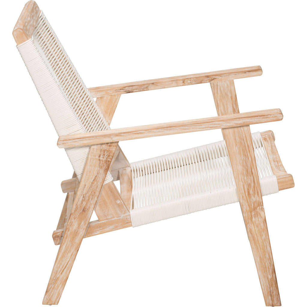 West Bay Arm Chair White Wash & White