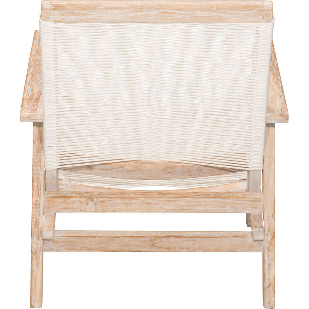 West Bay Arm Chair White Wash & White