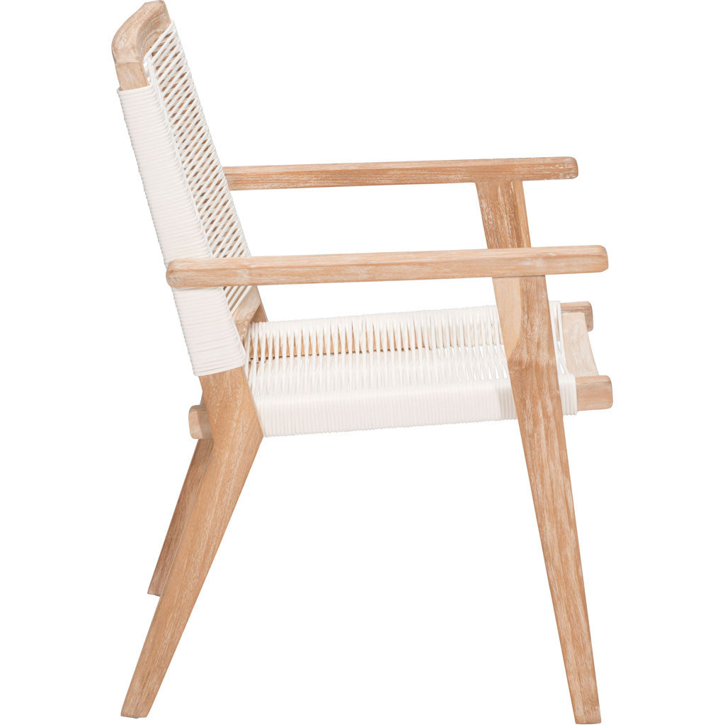 West Bay Dining Chair White Wash & White