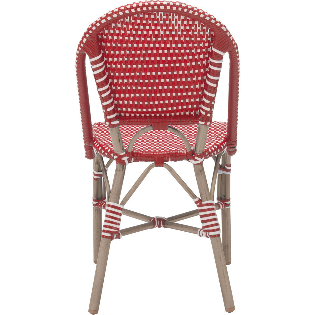 Parisian Dining Chair Red & White (Set of 2)