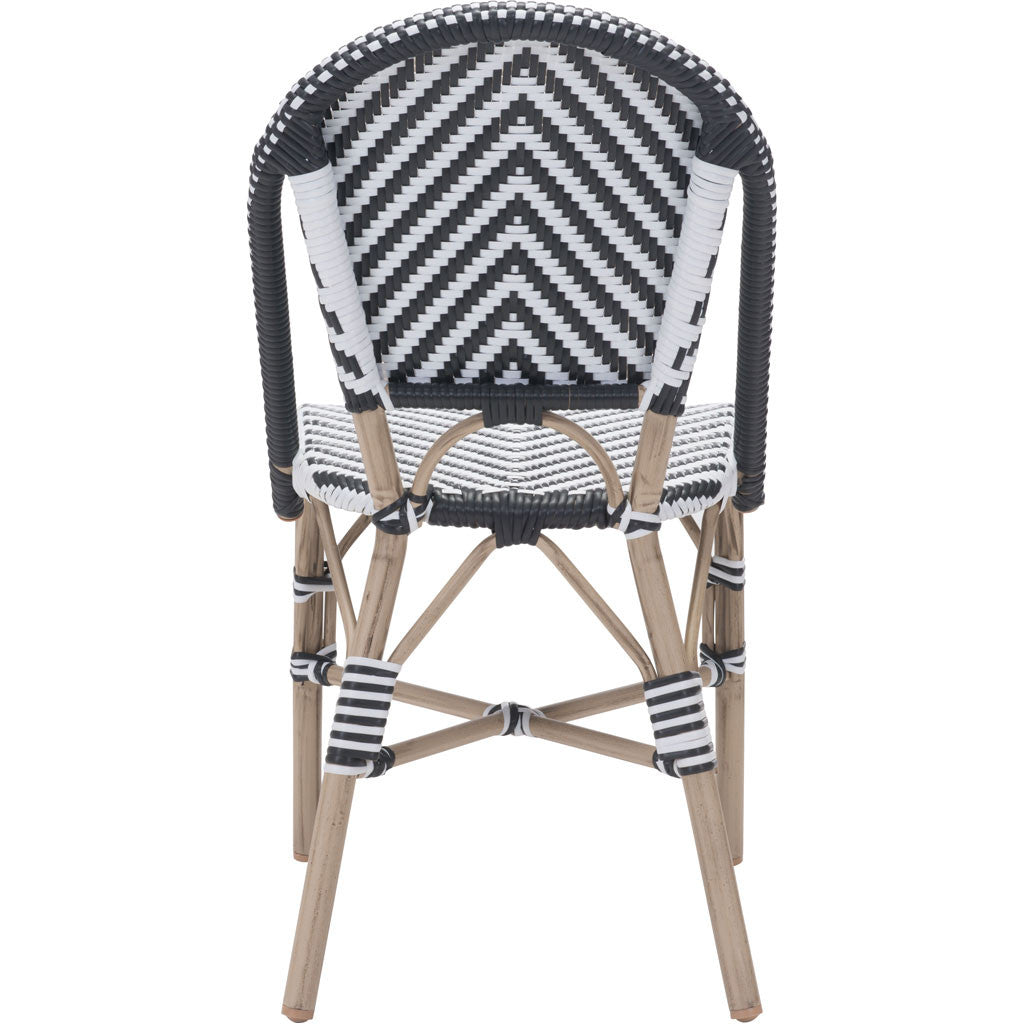 Parisian Dining Chair Black & White (Set of 2)