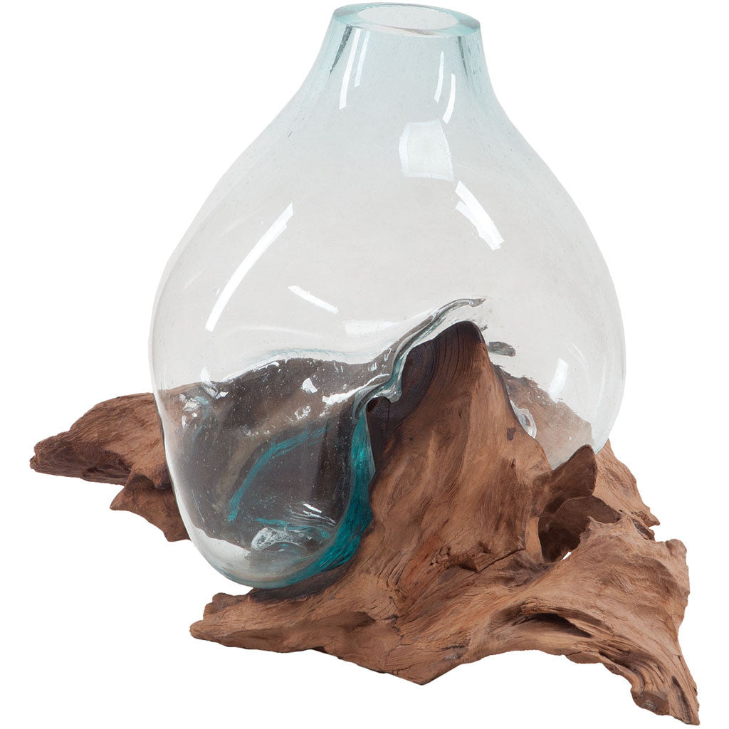 Joy Driftwood Glass Bottle