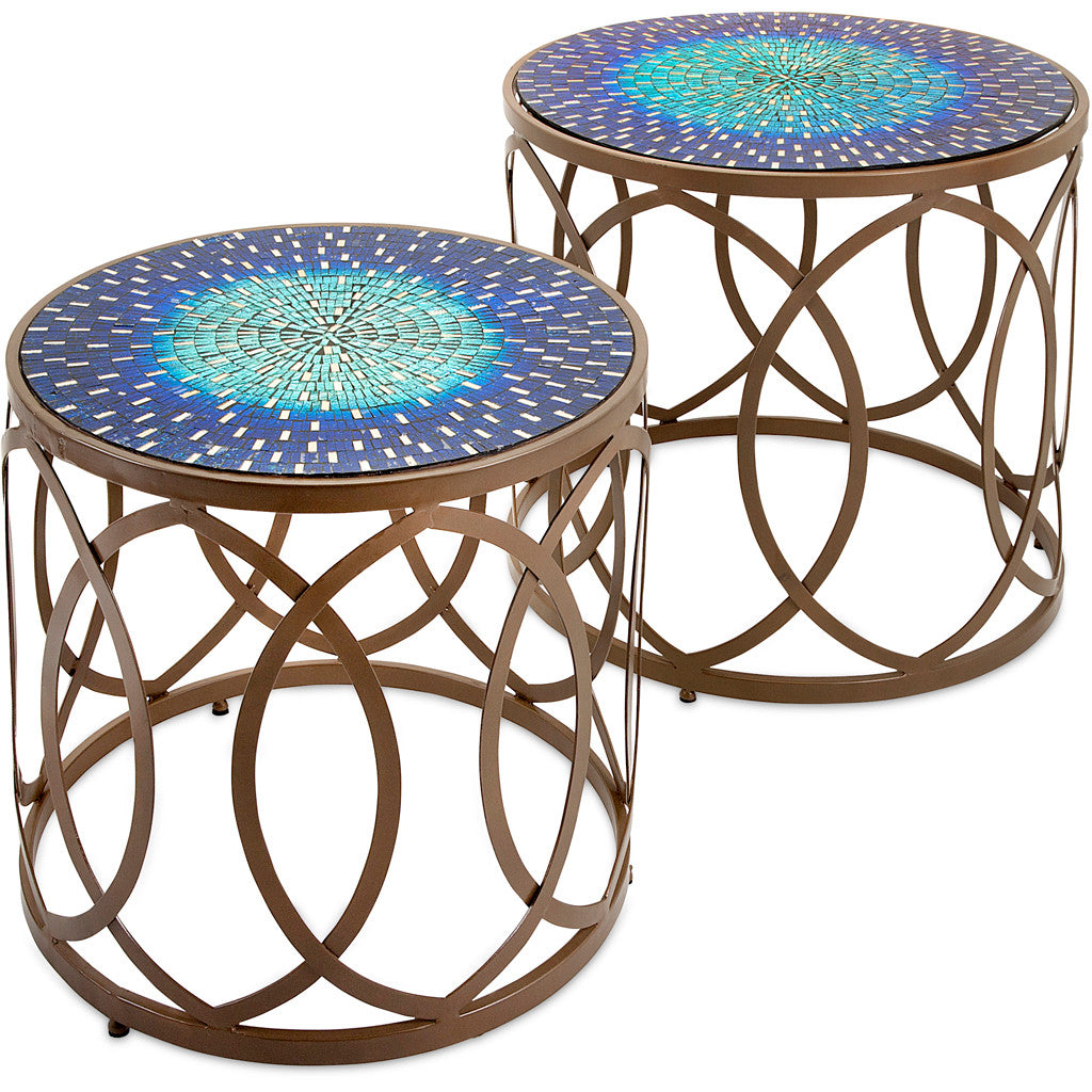 Nairn Mosaic Tables (Set of 2)