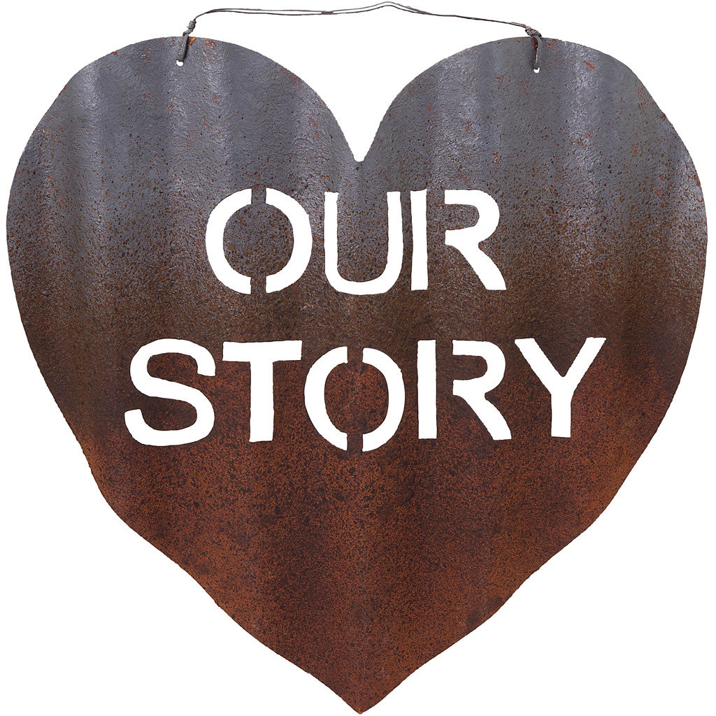 Our Story of Love Metal Wall Decor