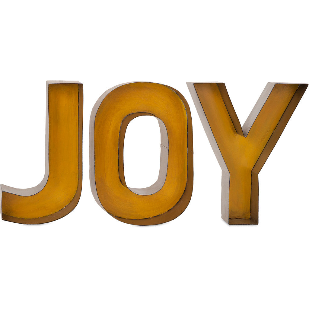 Joy Metal Wall Decor