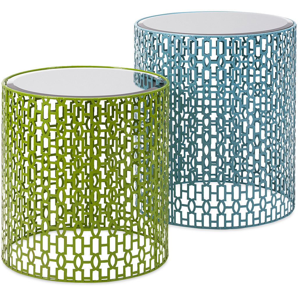 Elite 2-Piece Reflective Mirror Table