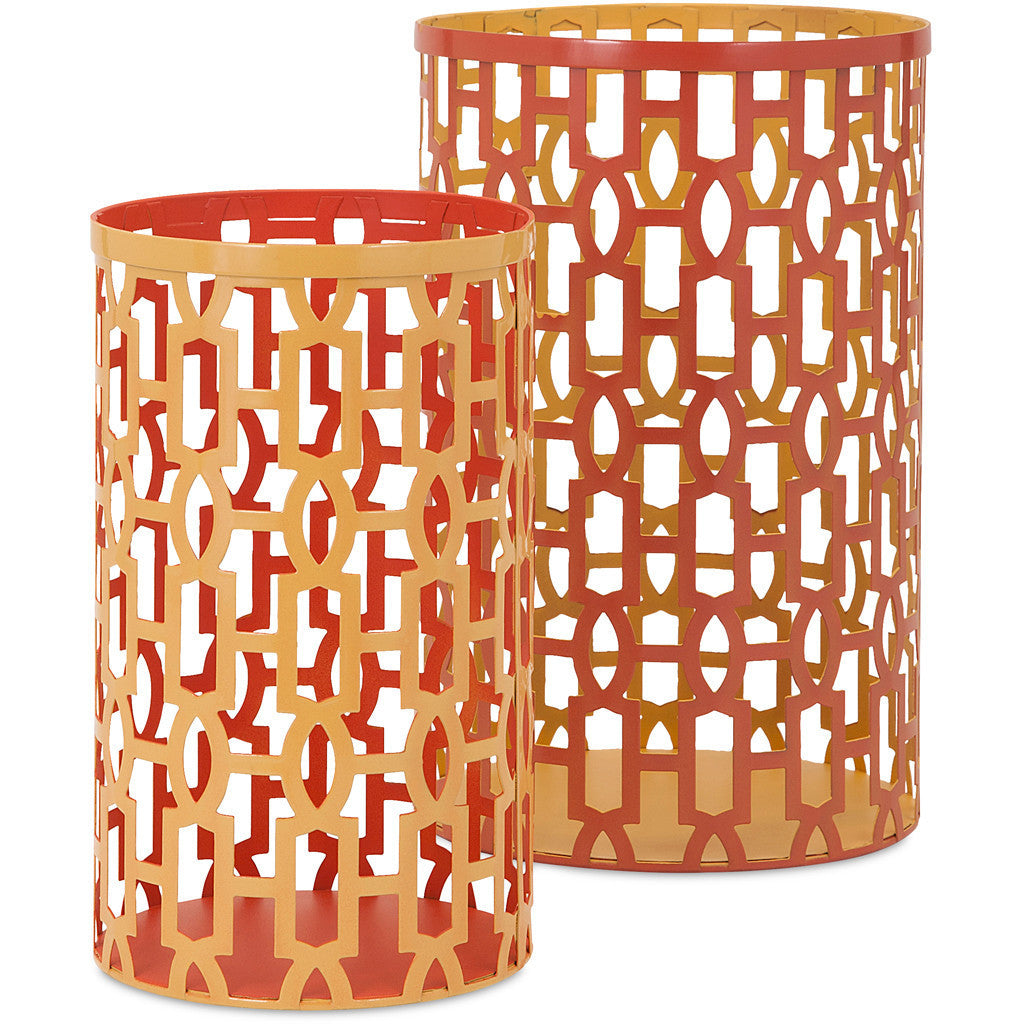 Elite Energetic Metal Lantern (Set of 2)
