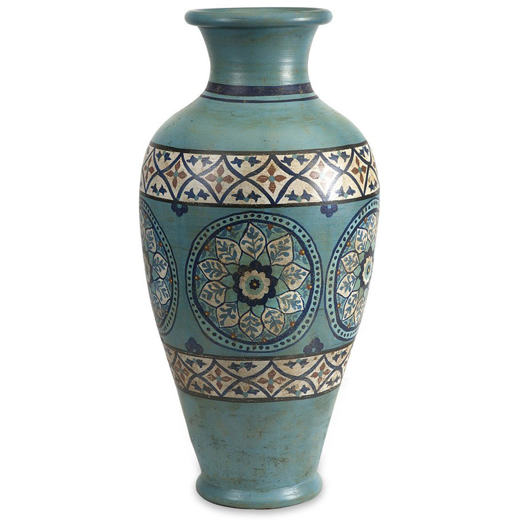 Kankakee Hand Painted Oversized Vase