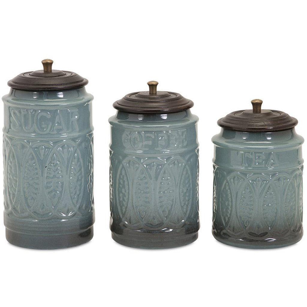 Toombs Ceramic Canisters (Set of 3)