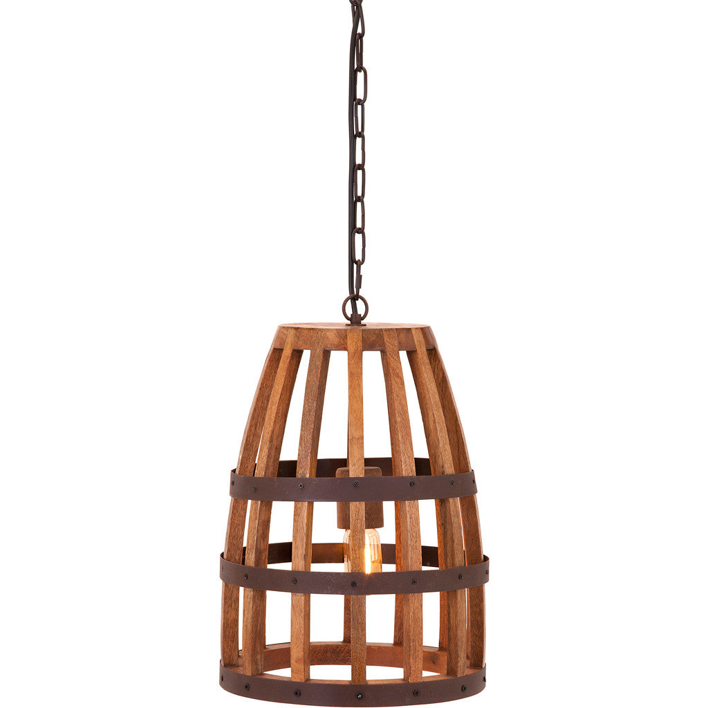 Fagan Wood Cage Pendant Light