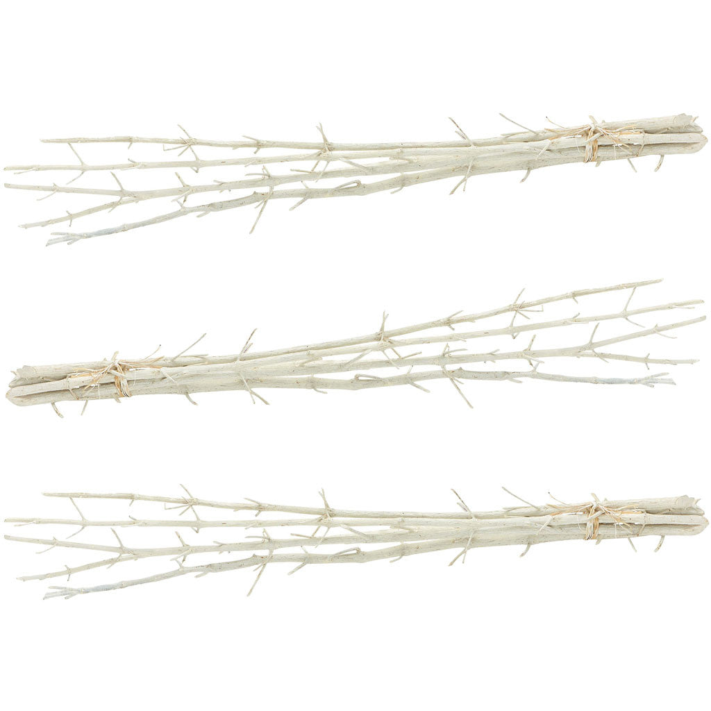 White Mulberry Stick Bunch (Set of 3)
