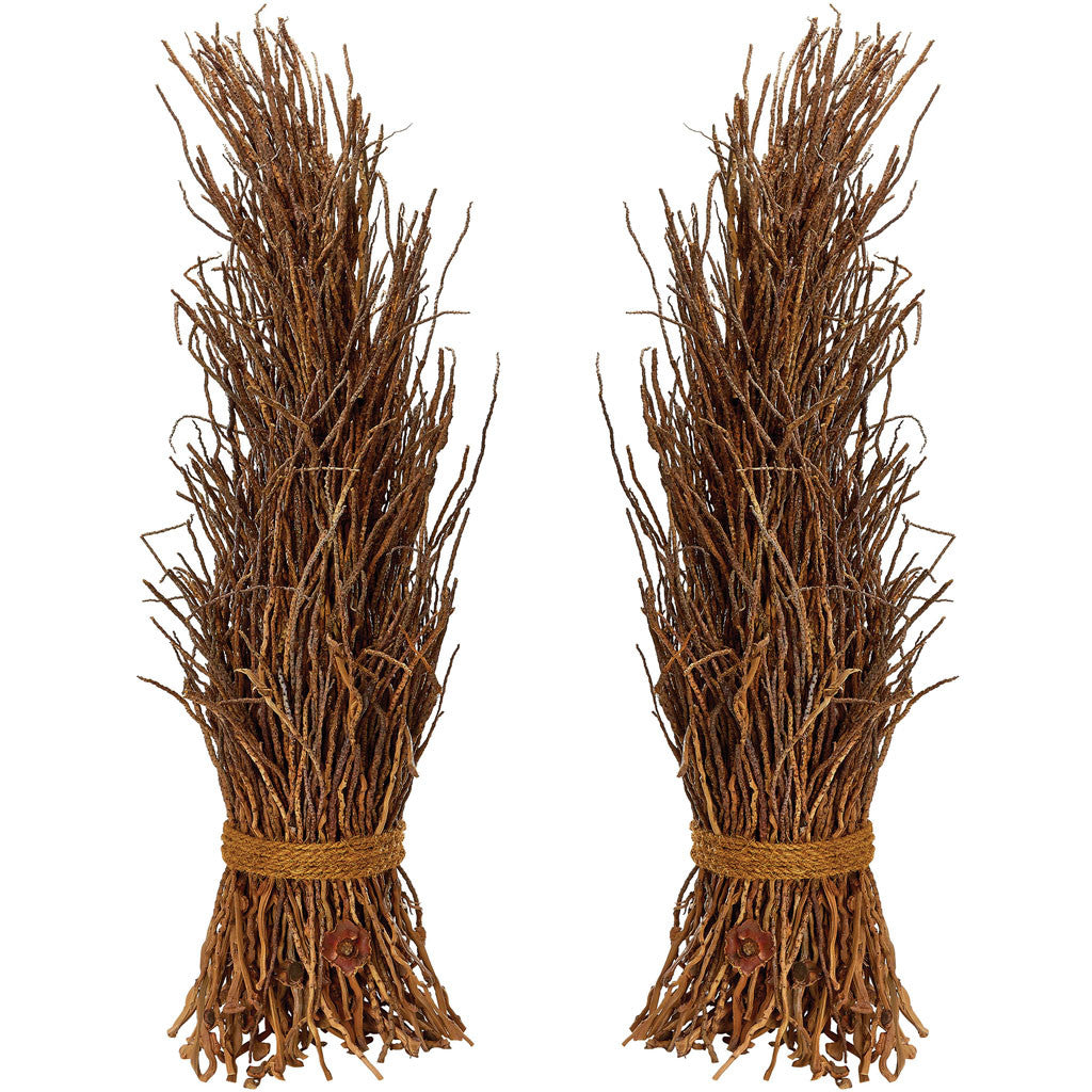 Natural Coco Twig Sheaf (Set of 2)