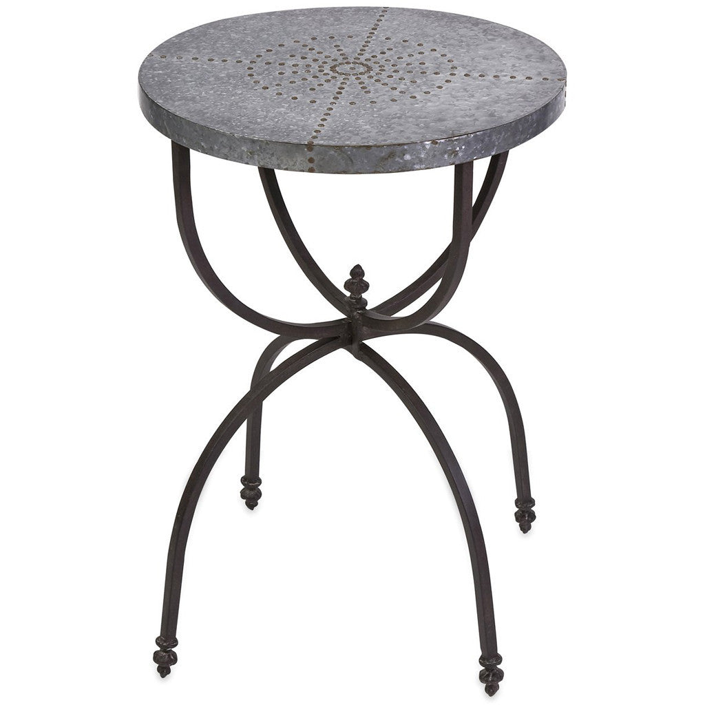 Gulf Galvanized Occasional Table