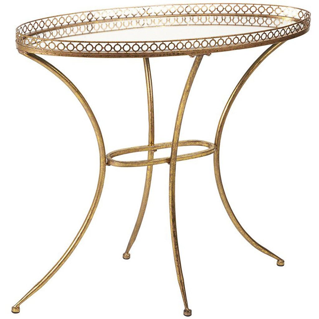 Maui Oval Mirror Table