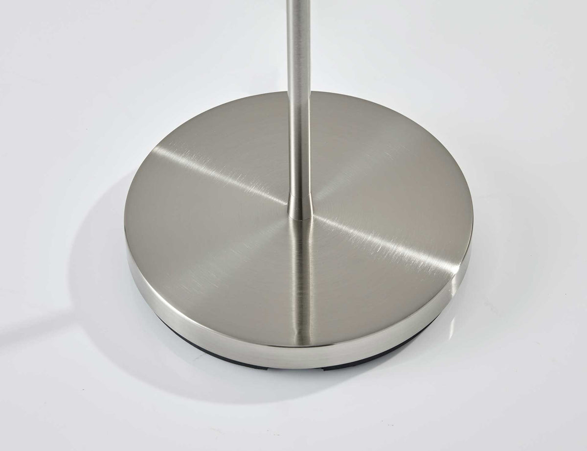 Puteaux Torchiere Brushed Steel