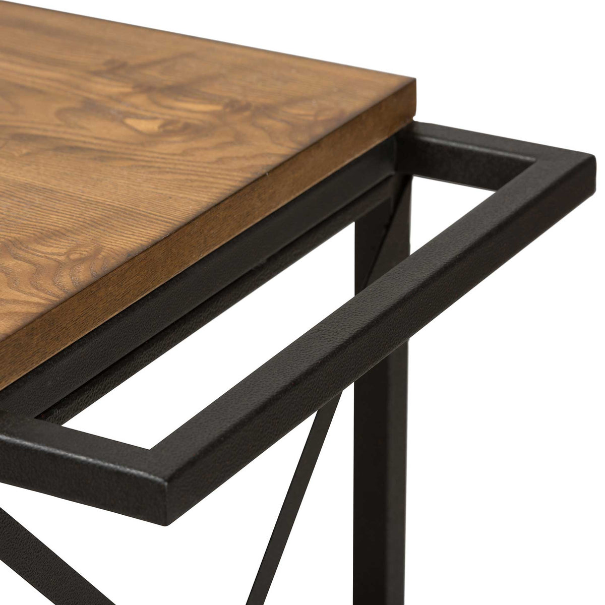 Charlie Mobile Serving Cart Oak/Black