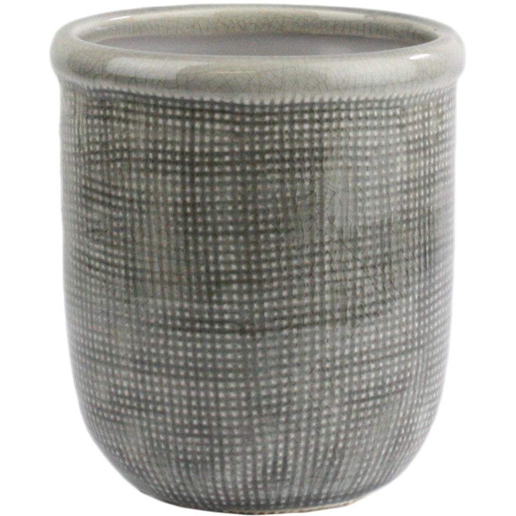 Tang Small Cachepot Gray Sky