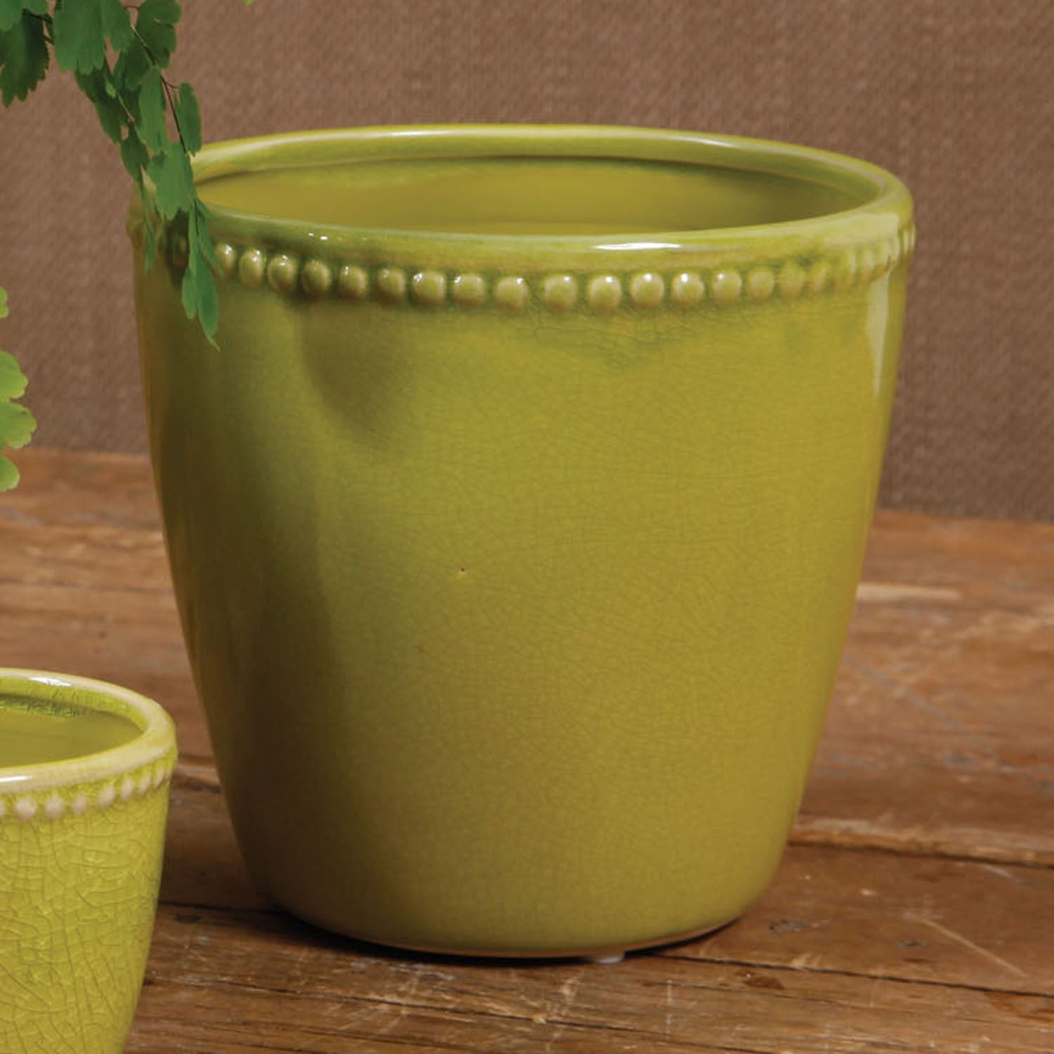 Paris Large Cachepot Yellow