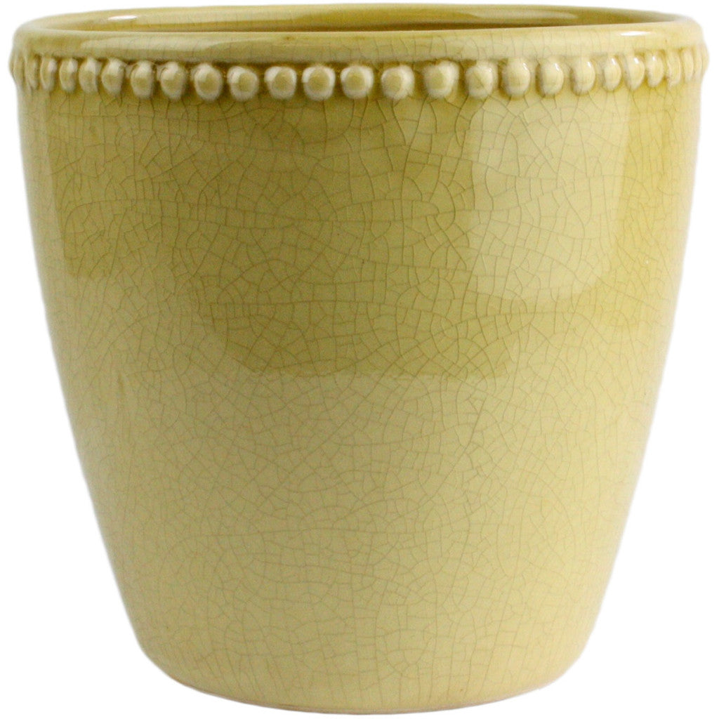 Paris Large Cachepot Yellow