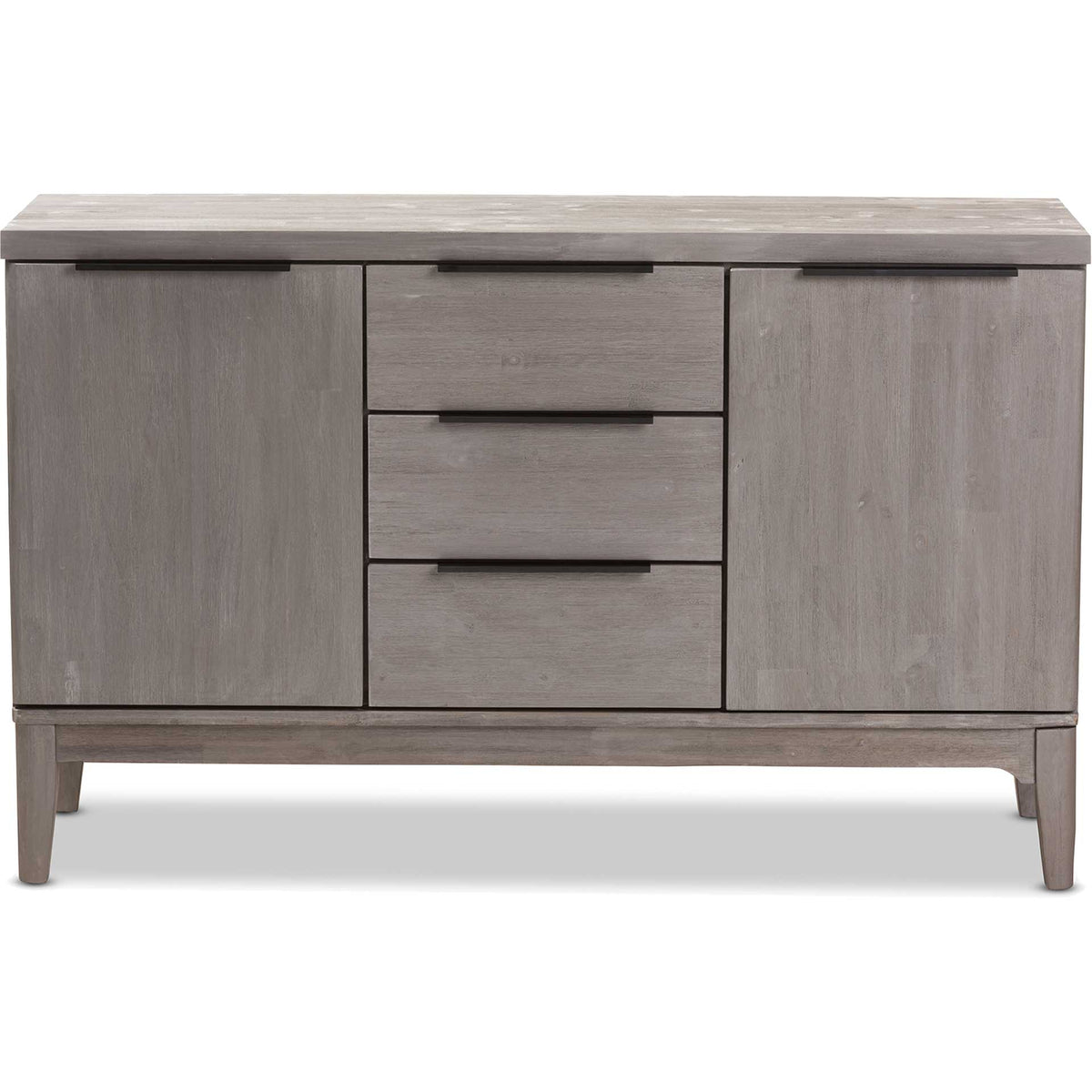 Naarah 3-Drawer Sideboard Platinum Gray