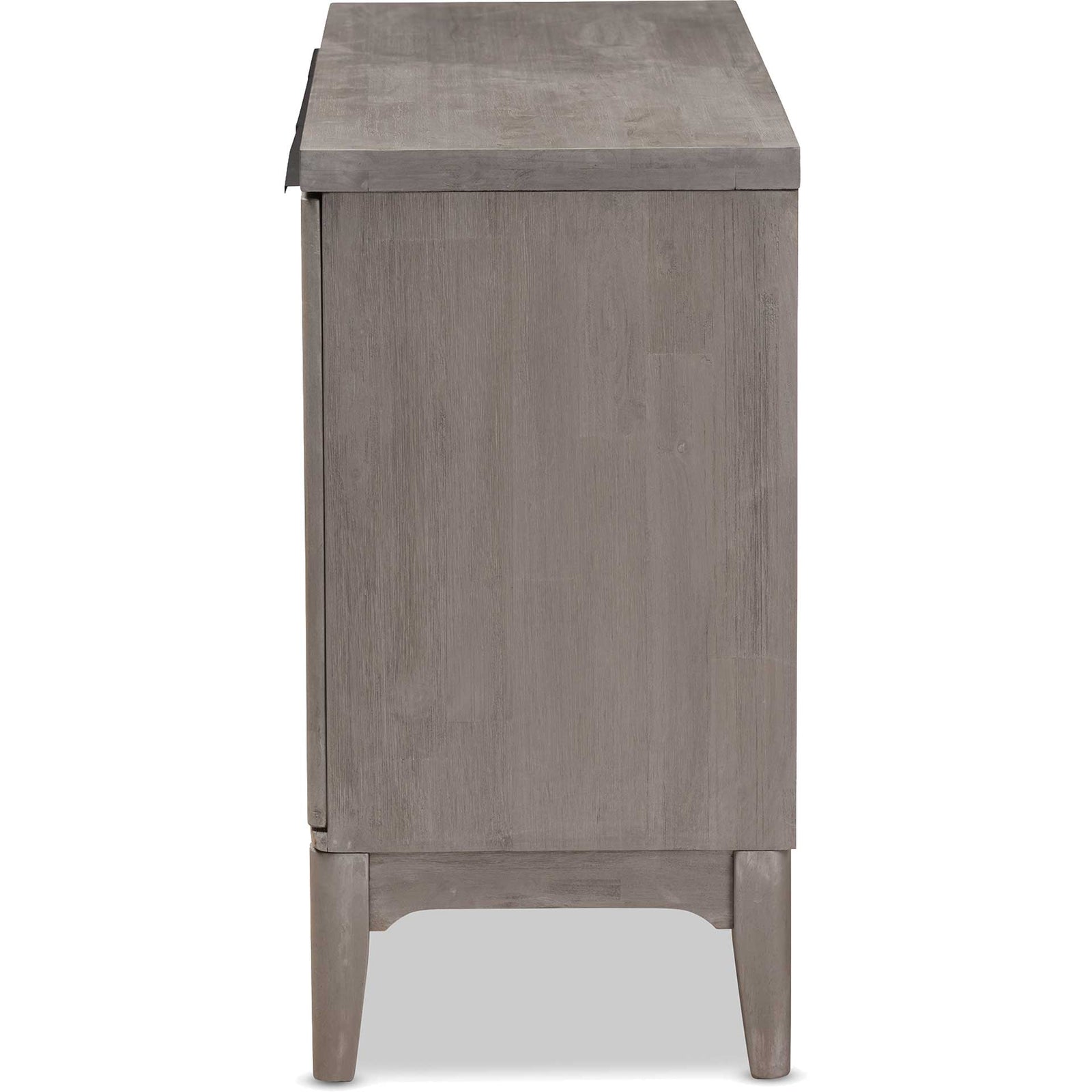 Naarah 3-Drawer Sideboard Platinum Gray