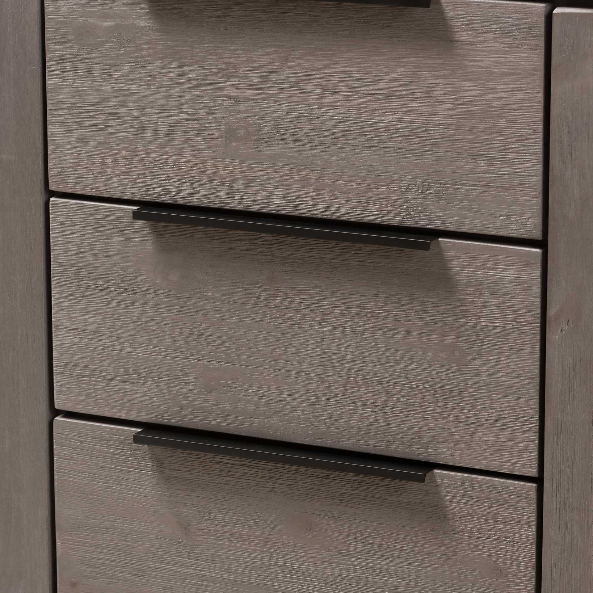 Naarah 3-Drawer Sideboard Platinum Gray