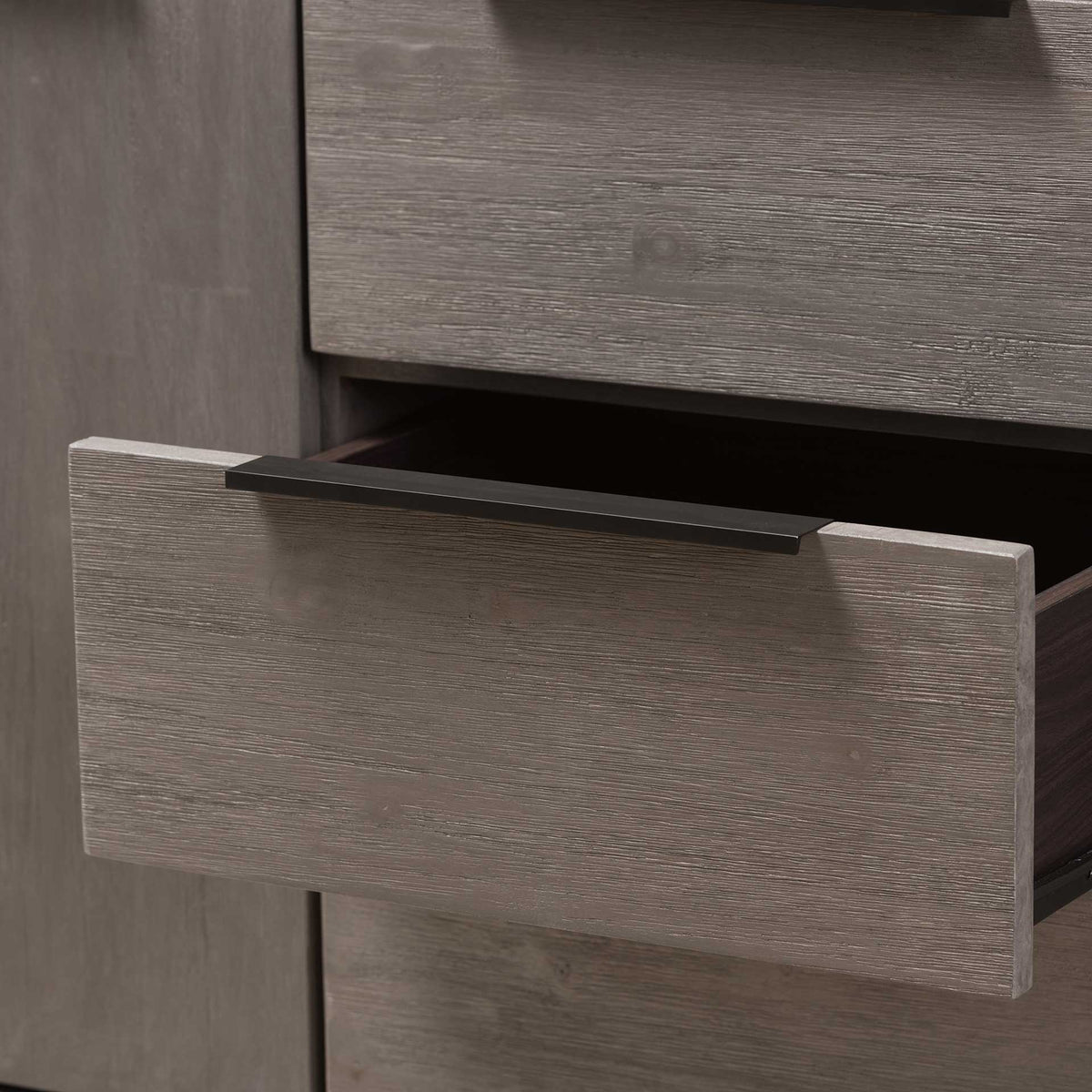 Naarah 3-Drawer Sideboard Platinum Gray