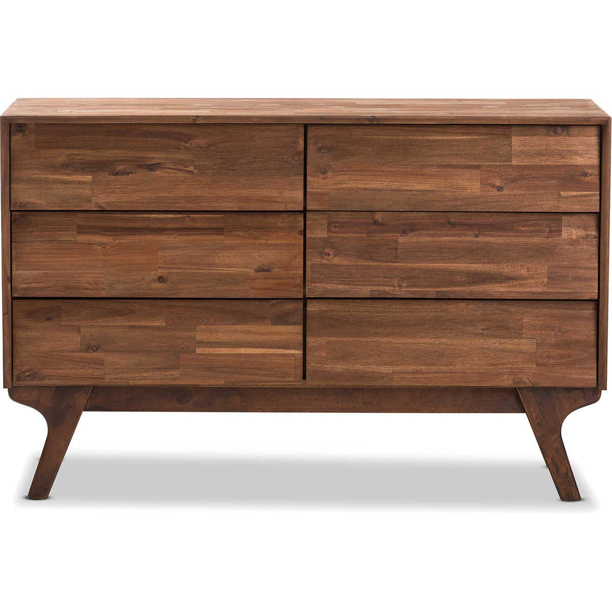 Siara 6-Drawer Dresser Brown
