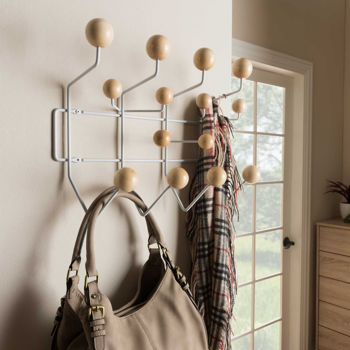 Peace Coat Hanger Light Brown