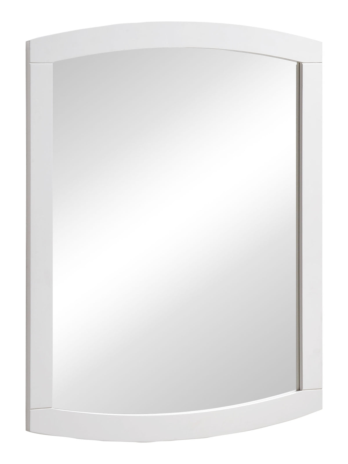 Seaton Mirror White