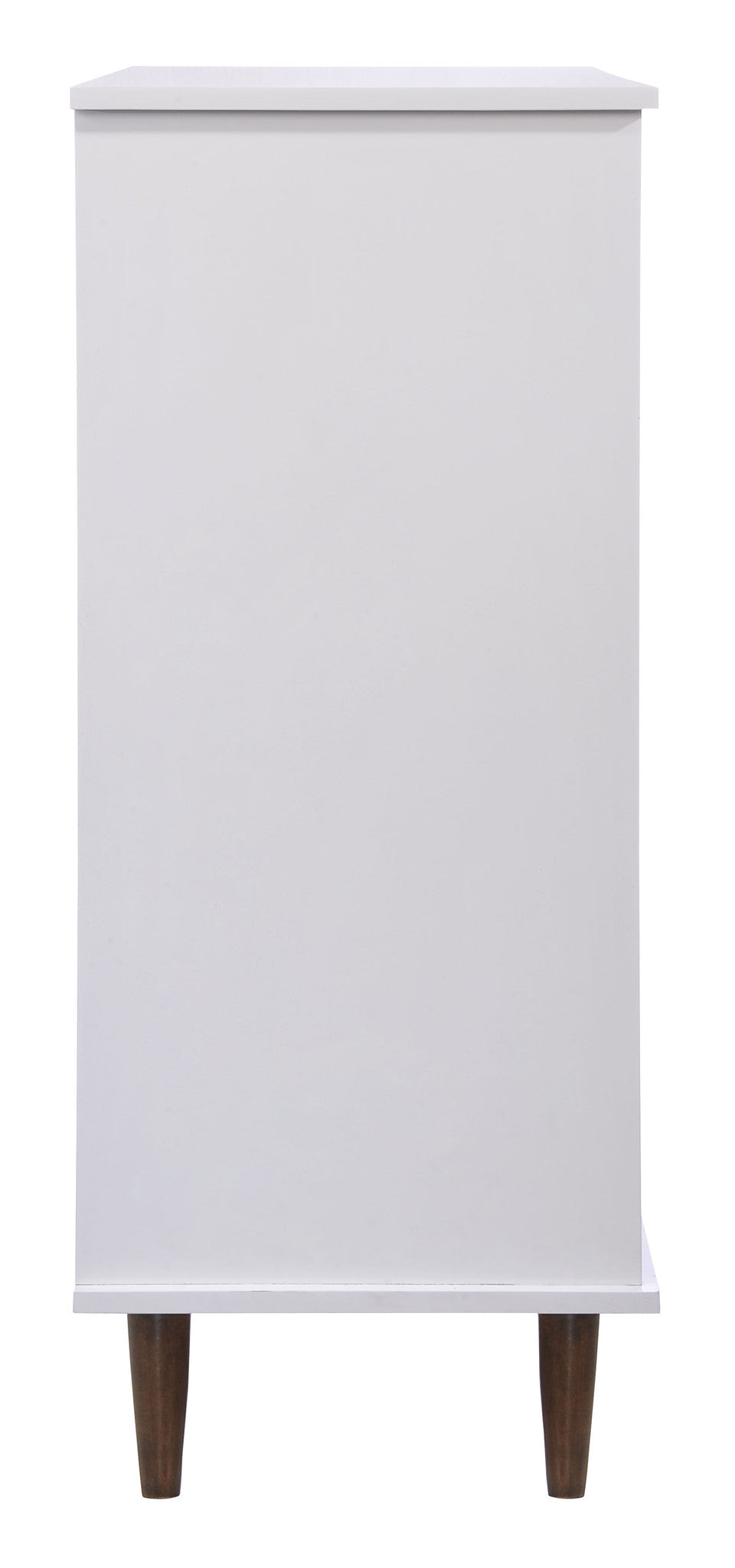 Seaton High Chest Walnut & White