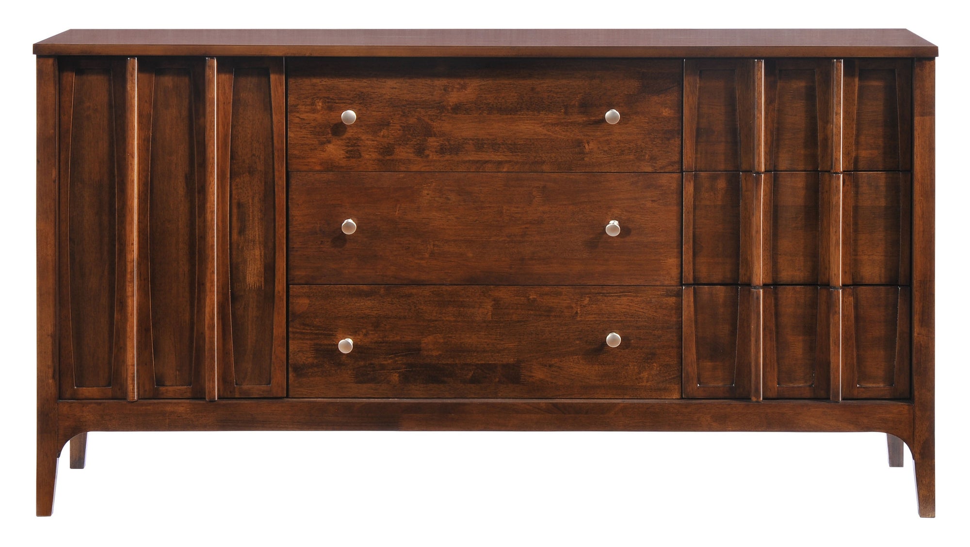 Portage Double Dresser Walnut