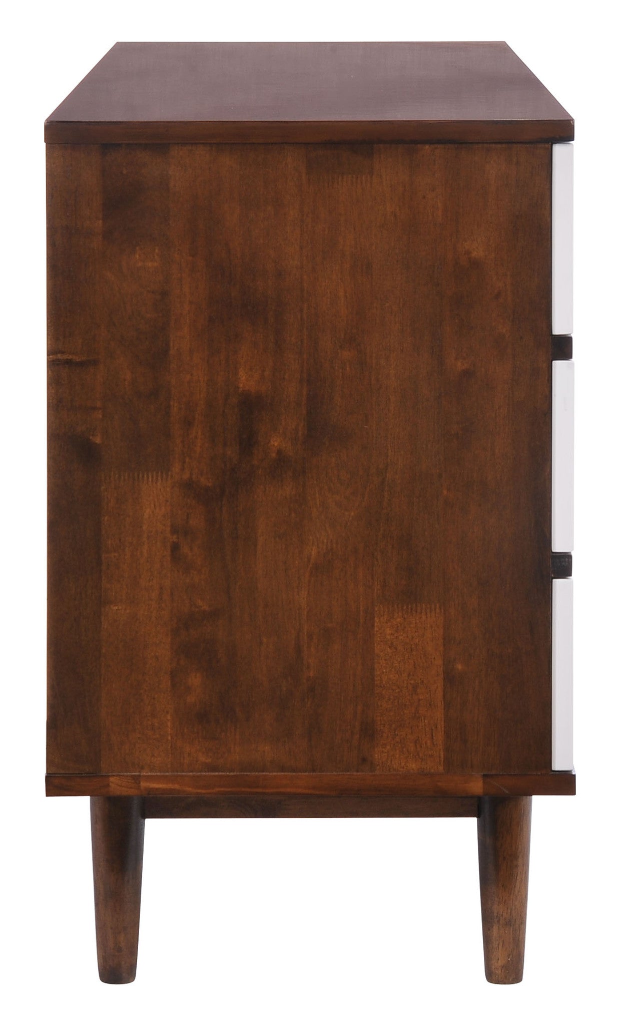 Lan Double Dresser Walnut & White
