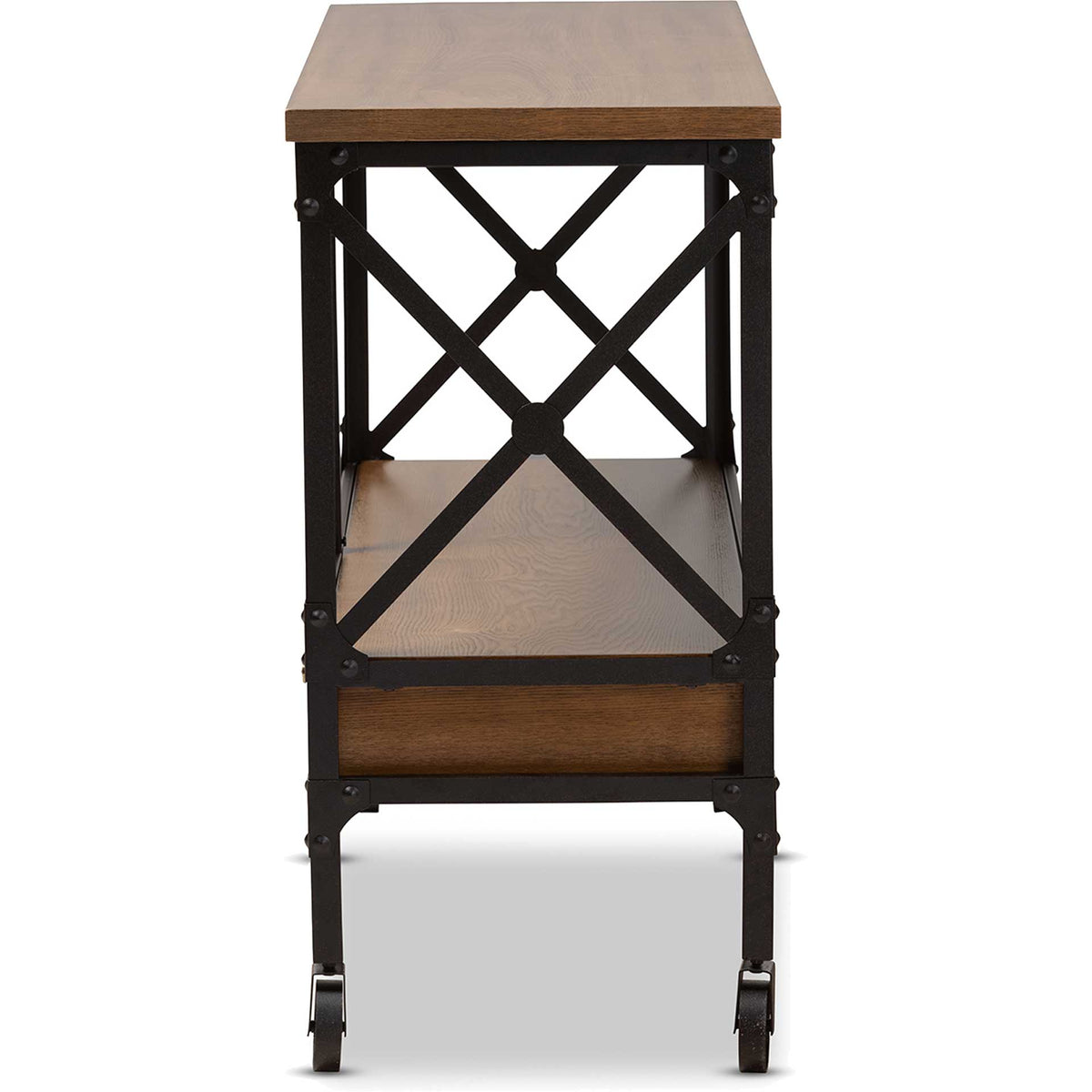 Alexandra Desk Dark Oak/Dark Bronze