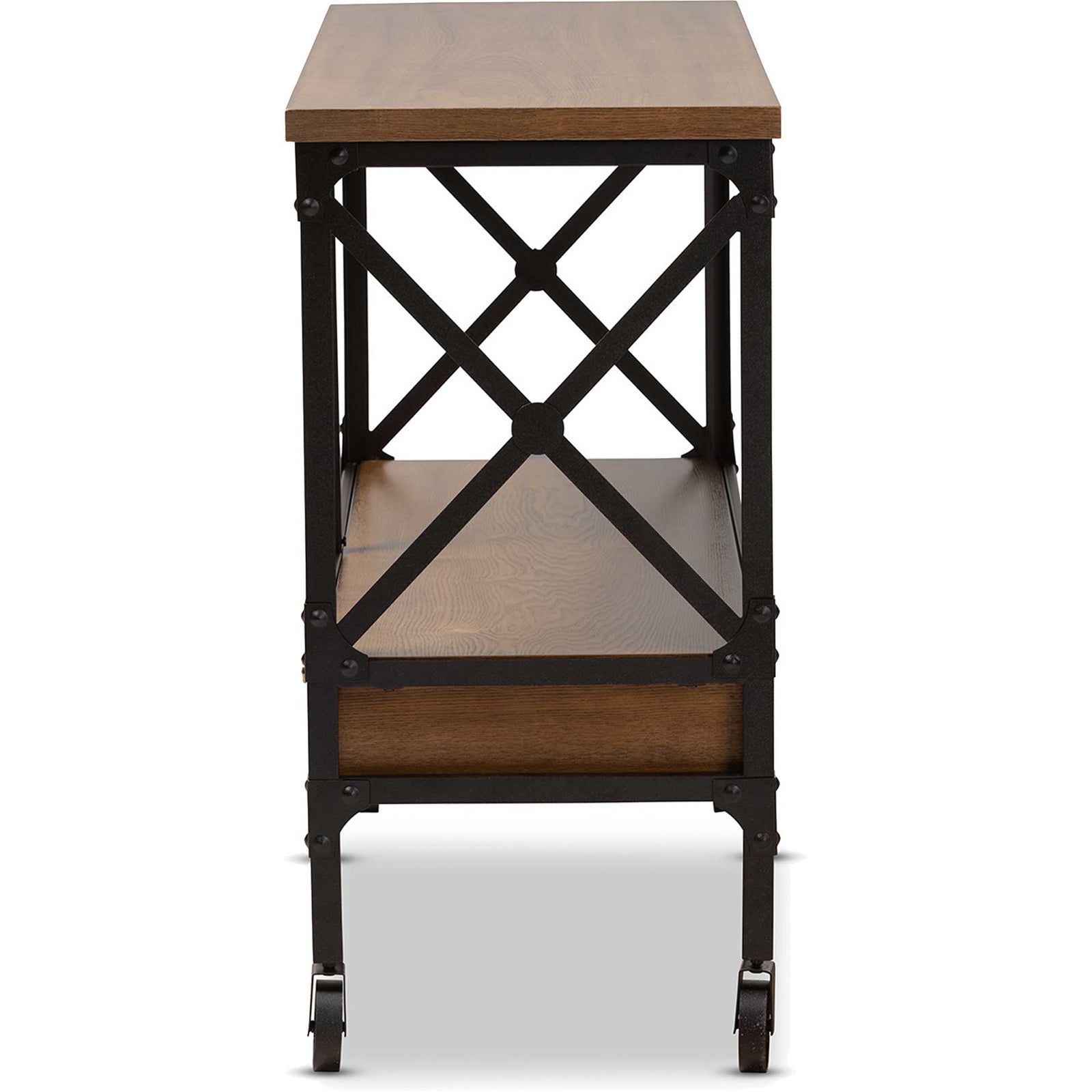 Alexandra Desk Dark Oak/Dark Bronze