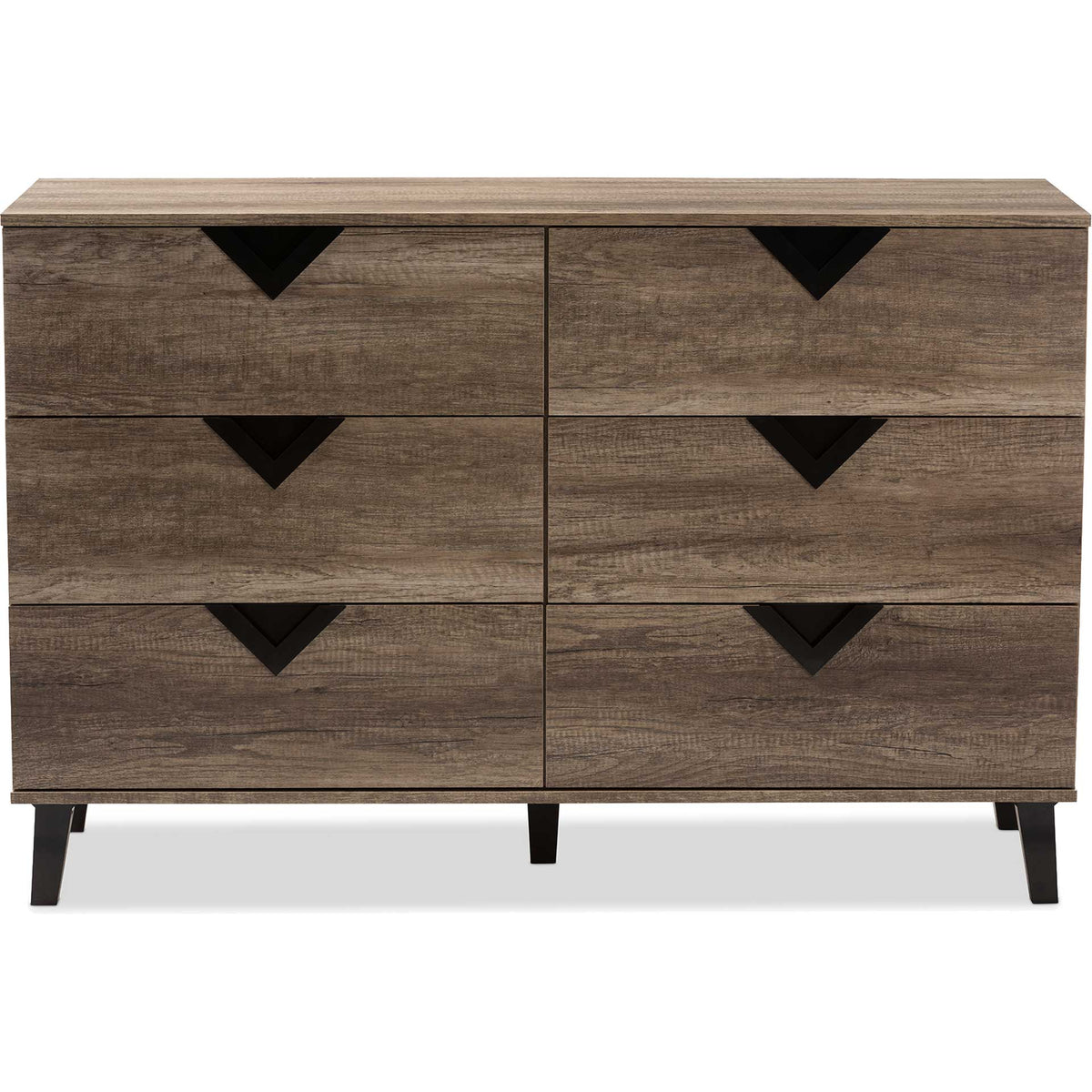 Waverly 6-Drawer Chest Light Brown
