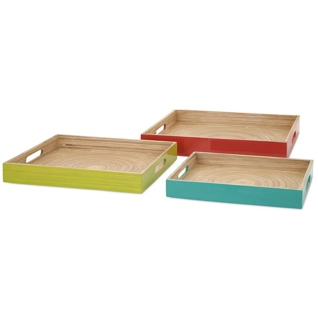 Jenkins Bamboo Trays (Set of 3)