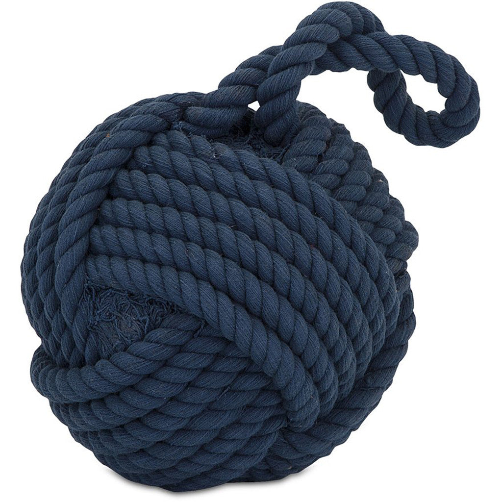Hancock Blue Nautical Rope Ball