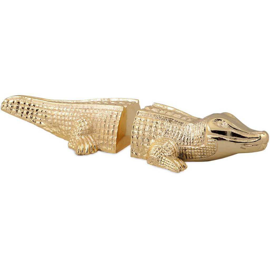 Habersham Alligator Bookends (Set of 2)